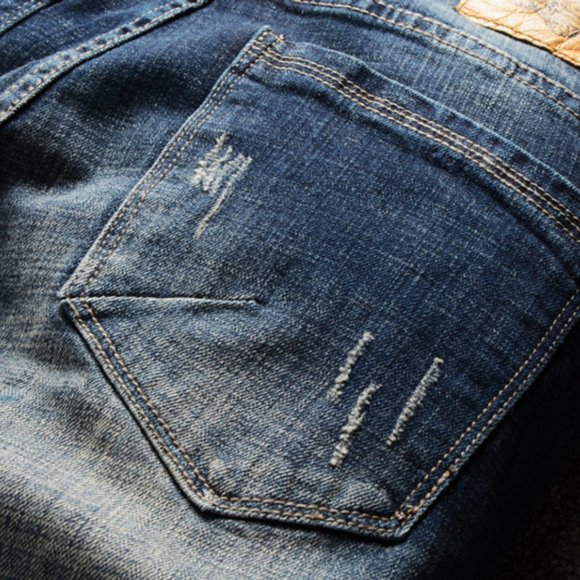 Fashion Men Jeans Slim Fit Ripped Jeans For Men - Picture 2 of 6